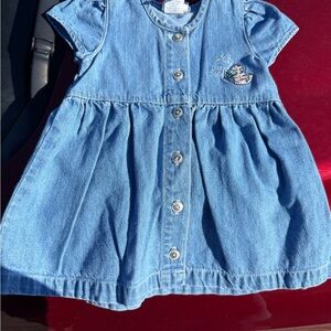 Hey diddle diddle  Denim baby dress